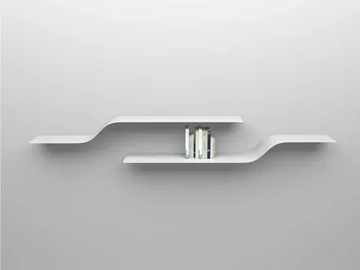 SET 3 - Powder coated steel wall shelf by VIDAME EDITIONS - view 2